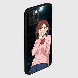 Чехол для iPhone 12 Pro Max Испуганная Сиратори Айра, цвет: 3D-черный — фото 2