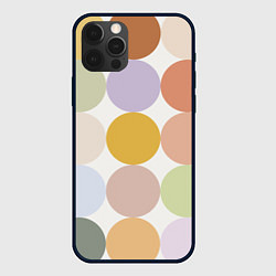 Чехол для iPhone 12 Pro Max Цветочный горошек, цвет: 3D-черный