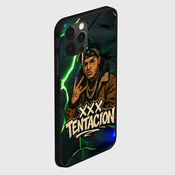 Чехол для iPhone 12 Pro Max XXXTentacion anime style, цвет: 3D-черный — фото 2