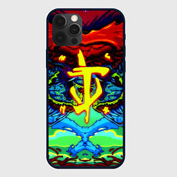 Чехол для iPhone 12 Pro Max Doom hyper monster, цвет: 3D-черный