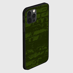 Чехол для iPhone 12 Pro Max Кирпичная стена, цвет: 3D-черный — фото 2