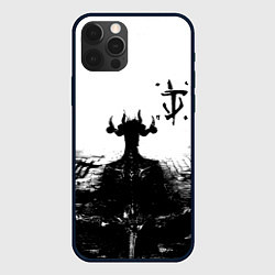 Чехол для iPhone 12 Pro Max Doom демон марса, цвет: 3D-черный