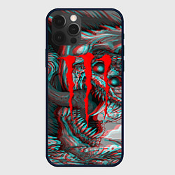 Чехол для iPhone 12 Pro Max Monster energy glitch, цвет: 3D-черный