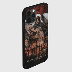 Чехол для iPhone 12 Pro Max Персонажи из Death stranding 2 on the beach, цвет: 3D-черный — фото 2