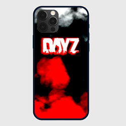 Чехол для iPhone 12 Pro Max Dayz дым текстура, цвет: 3D-черный