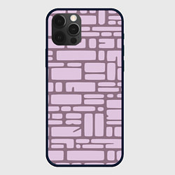 Чехол для iPhone 12 Pro Max Кирпичная кладка, цвет: 3D-черный