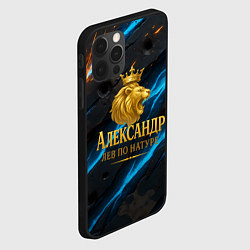 Чехол для iPhone 12 Pro Max Александр лев по натуре, цвет: 3D-черный — фото 2