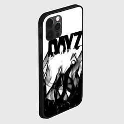 Чехол для iPhone 12 Pro Max Dayz текстура огонь, цвет: 3D-черный — фото 2