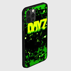 Чехол для iPhone 12 Pro Max Dayz кислотные краски лого, цвет: 3D-черный — фото 2