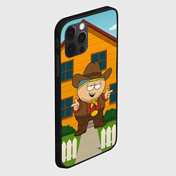 Чехол для iPhone 12 Pro Max Эрик Картман ковбой, цвет: 3D-черный — фото 2