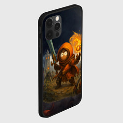 Чехол для iPhone 12 Pro Max Кенни маг с мечем защищает дворец, цвет: 3D-черный — фото 2