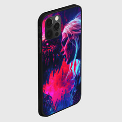Чехол для iPhone 12 Pro Max Цири и чудовище, цвет: 3D-черный — фото 2