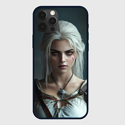 Чехол для iPhone 12 Pro Max Цири с янтарными глазами, цвет: 3D-черный