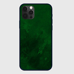 Чехол для iPhone 12 Pro Max Абстракция - drops on an emerald, цвет: 3D-черный