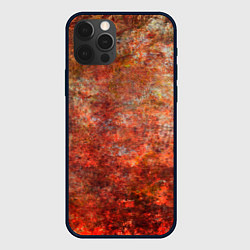 Чехол для iPhone 12 Pro Max Абстракция - rusty grunge, цвет: 3D-черный