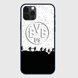 Чехол для iPhone 12 Pro Max Borussia спорт лого люди, цвет: 3D-черный