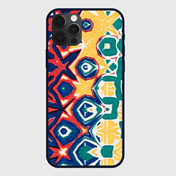 Чехол для iPhone 12 Pro Max Метаморфоза цвета и узора, цвет: 3D-черный