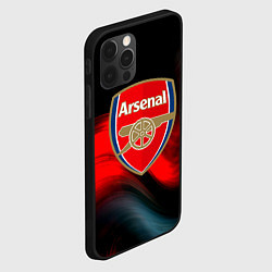 Чехол для iPhone 12 Pro Max Арсенал абстракция аолна, цвет: 3D-черный — фото 2