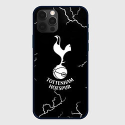 Чехол для iPhone 12 Pro Max Тоттенхэм Хотспур молнии, цвет: 3D-черный