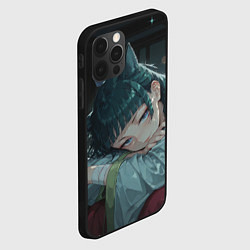 Чехол для iPhone 12 Pro Max Маомао с кошачьими ушками, цвет: 3D-черный — фото 2