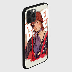 Чехол для iPhone 12 Pro Max David Bowie Rebel Rebel, цвет: 3D-черный — фото 2