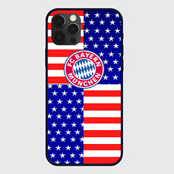 Чехол iPhone 12 Pro Max Бавария Мюнхен сша паттерн