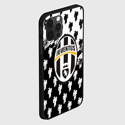 Чехол для iPhone 12 Pro Max Ювентус люди паттерн краски, цвет: 3D-черный — фото 2