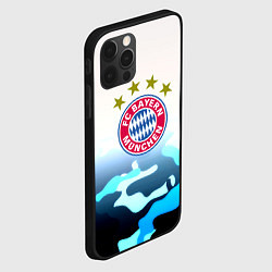 Чехол для iPhone 12 Pro Max Бавария Мюнхен камуфляж, цвет: 3D-черный — фото 2