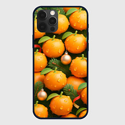 Чехол для iPhone 12 Pro Max Мандариновое настроение, цвет: 3D-черный