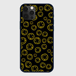 Чехол для iPhone 12 Pro Max Nirvana Pattern, цвет: 3D-черный