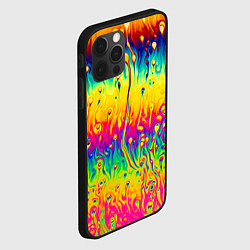 Чехол для iPhone 12 Pro Max Tie dye, цвет: 3D-черный — фото 2