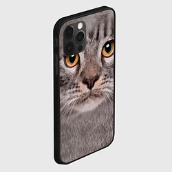 Чехол для iPhone 12 Pro Max Котик, цвет: 3D-черный — фото 2