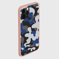 Чехол для iPhone 12 Pro Max Зимний камуфляж, цвет: 3D-светло-розовый — фото 2