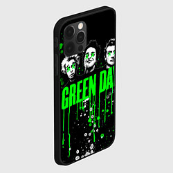 Чехол для iPhone 12 Pro Max Green Day: Acid Colour, цвет: 3D-черный — фото 2