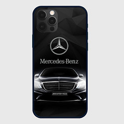 Чехол для iPhone 12 Pro Max Mercedes, цвет: 3D-черный