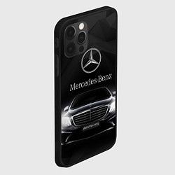 Чехол для iPhone 12 Pro Max Mercedes, цвет: 3D-черный — фото 2