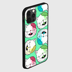Чехол для iPhone 12 Pro Max Drop Dead: Kitty Heads, цвет: 3D-черный — фото 2