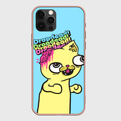 Чехол для iPhone 12 Pro Max Drop Dead: Wild Cat, цвет: 3D-светло-розовый