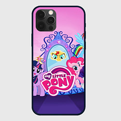 Чехол для iPhone 12 Pro Max My Little Pony, цвет: 3D-черный