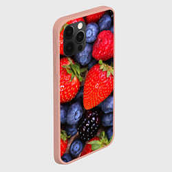 Чехол для iPhone 12 Pro Max Berries, цвет: 3D-светло-розовый — фото 2