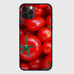 Чехол для iPhone 12 Pro Max Томатная, цвет: 3D-черный