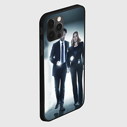 Чехол для iPhone 12 Pro Max Малдер и Скалли, цвет: 3D-черный — фото 2