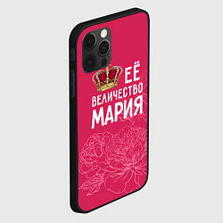 Чехол для iPhone 12 Pro Max Её величество Мария, цвет: 3D-черный — фото 2