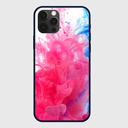 Чехол для iPhone 12 Pro Max Взрыв красок, цвет: 3D-черный