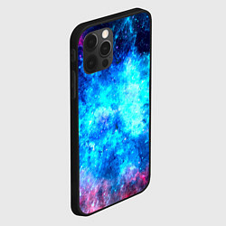 Чехол для iPhone 12 Pro Max Голубая вселенная, цвет: 3D-черный — фото 2
