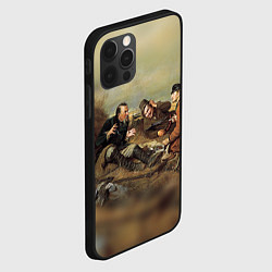 Чехол для iPhone 12 Pro Max Русские охотники, цвет: 3D-черный — фото 2