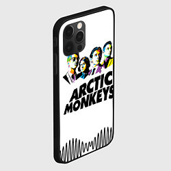 Чехол для iPhone 12 Pro Max Arctic Monkeys: Music Wave, цвет: 3D-черный — фото 2