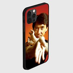 Чехол для iPhone 12 Pro Max Джеки Чан ставит блок, цвет: 3D-черный — фото 2