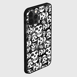 Чехол для iPhone 12 Pro Max Misfits Pattern, цвет: 3D-черный — фото 2