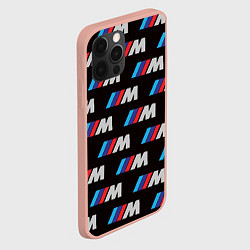 Чехол для iPhone 12 Pro Max BMW M, цвет: 3D-светло-розовый — фото 2